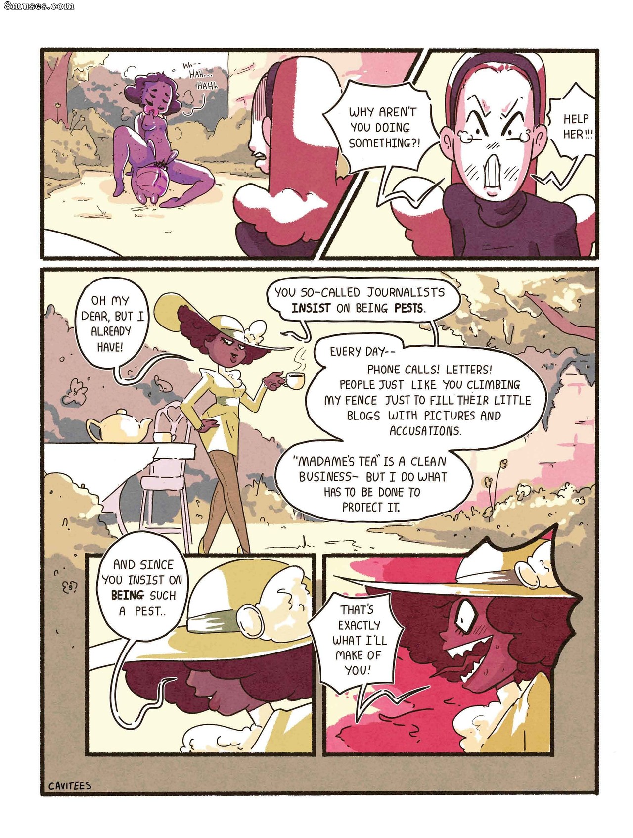Cavitees Comics - La red de la señora - Página 11