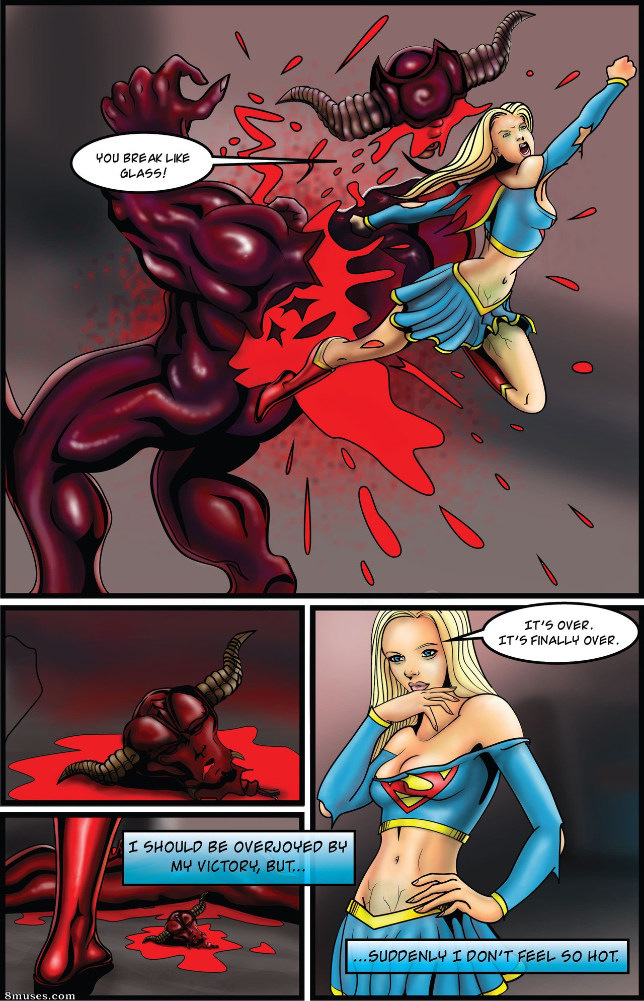 Supergirl -  Demonic Bloodsport - Issue 3 - Page 41