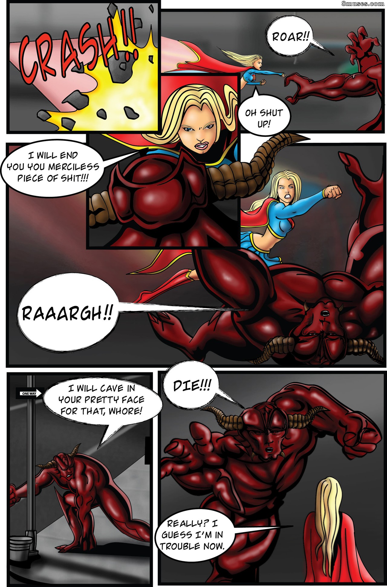 Supergirl -  Demonic Bloodsport - Issue 3 - Page 23
