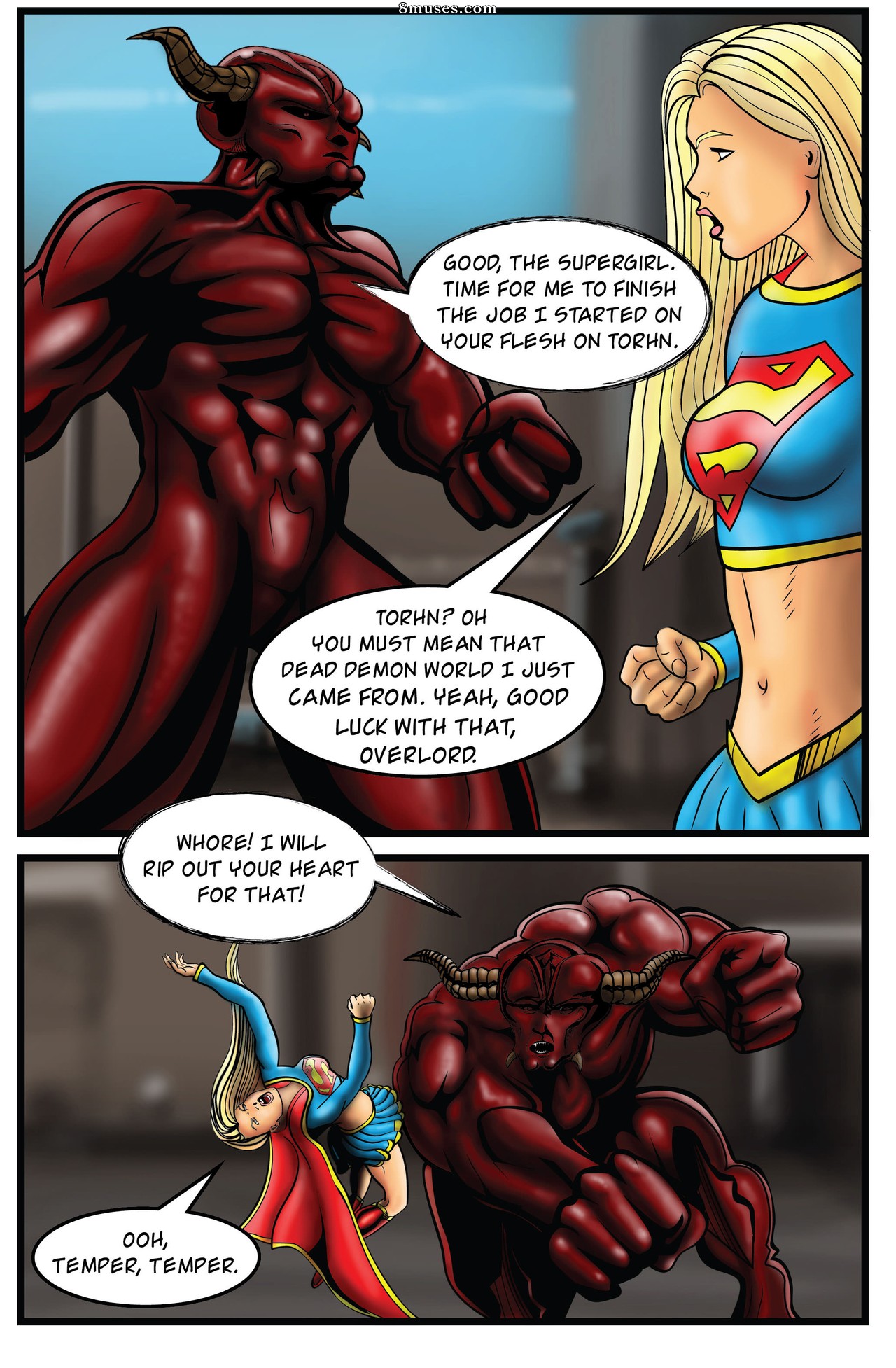 Supergirl -  Demonic Bloodsport - Issue 3 - Page 21