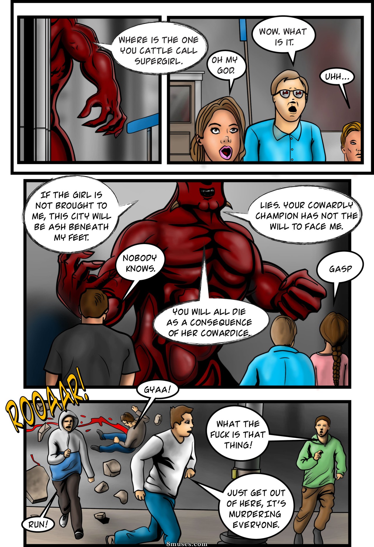 Supergirl -  Demonic Bloodsport - Issue 3 - Page 16