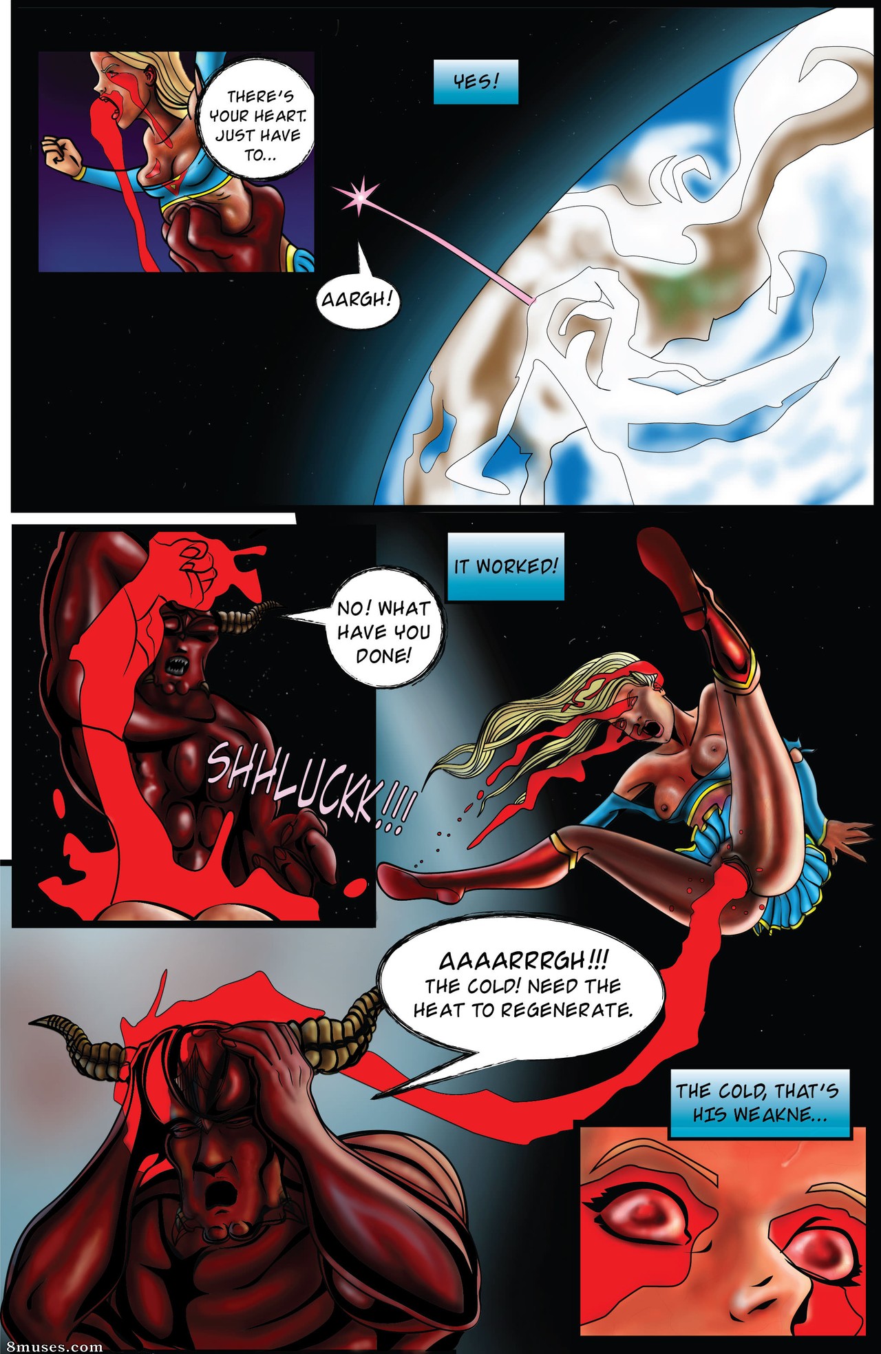 Supergirl -  Demonic Bloodsport - Issue 3 - Page 34