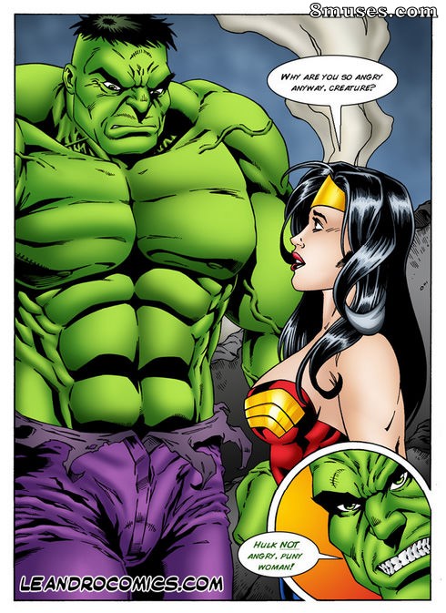 Quadrinhos - Mulher-Maravilha vs Hulk Inacreditavelmente Hormônio - Página 6