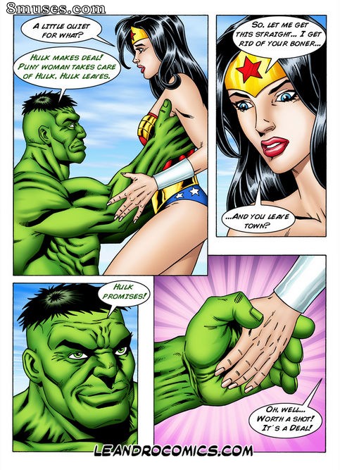 Comics - Wonder Woman vs the Incredibly Horny Hulk - Page 11