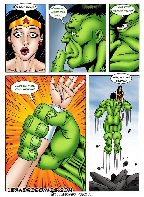 Comics - Wonder Woman vs the Incredibly Horny Hulk - Page 8