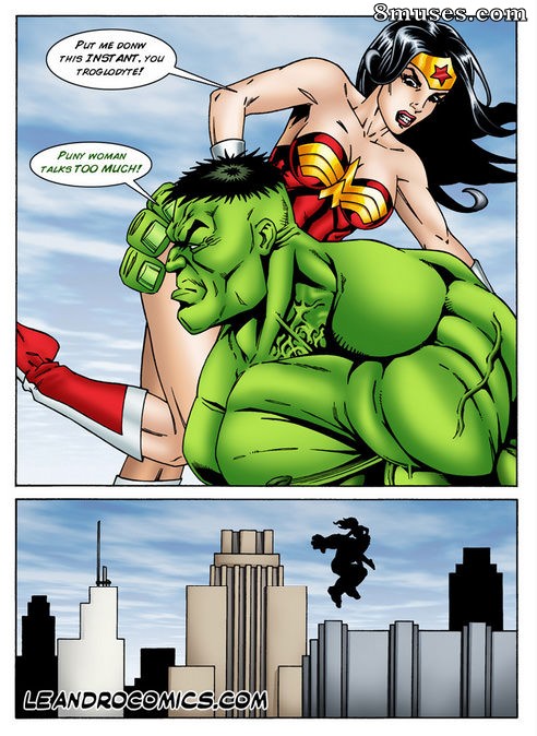 Cómics - Mujer Maravilla vs el Increíblemente Hormonado Hulk - Página 9