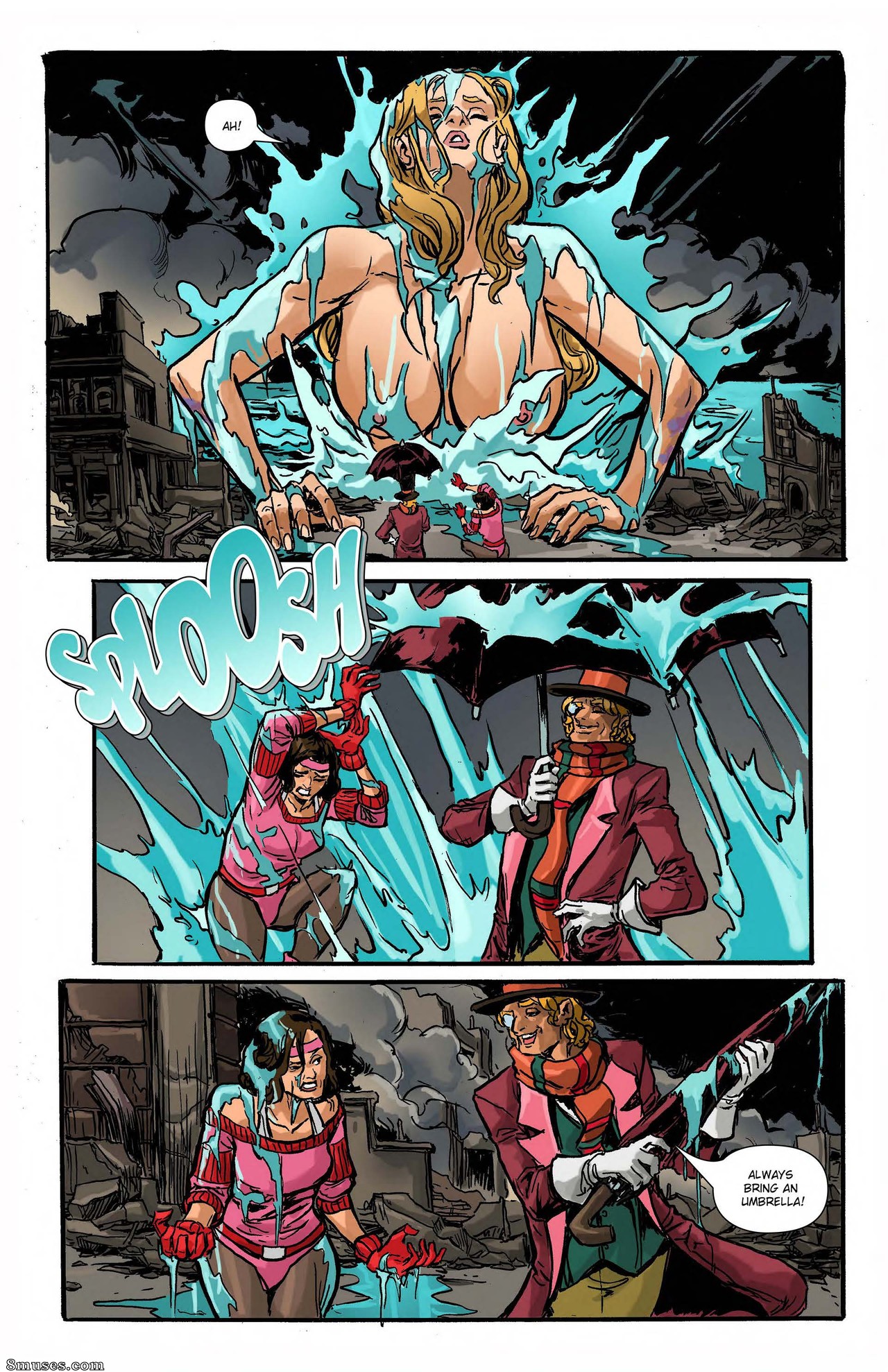 Professor When The Bathtub Invasion - Issue 1 - Page 5