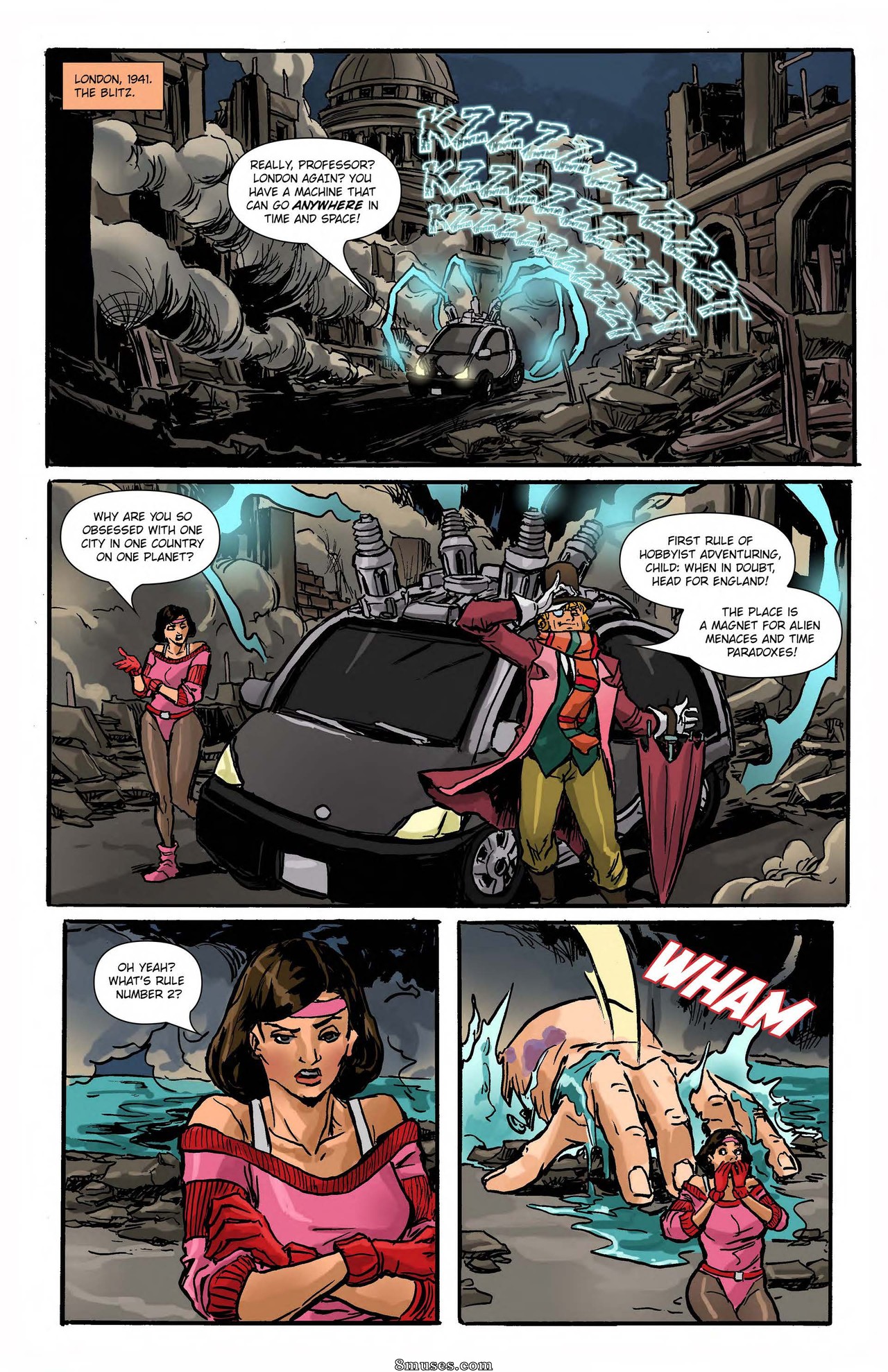 Professor When The Bathtub Invasion - Issue 1 - Page 4