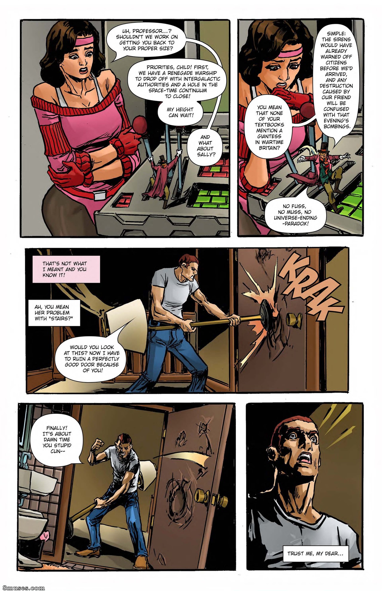 Professor When The Bathtub Invasion - Issue 1 - Page 16