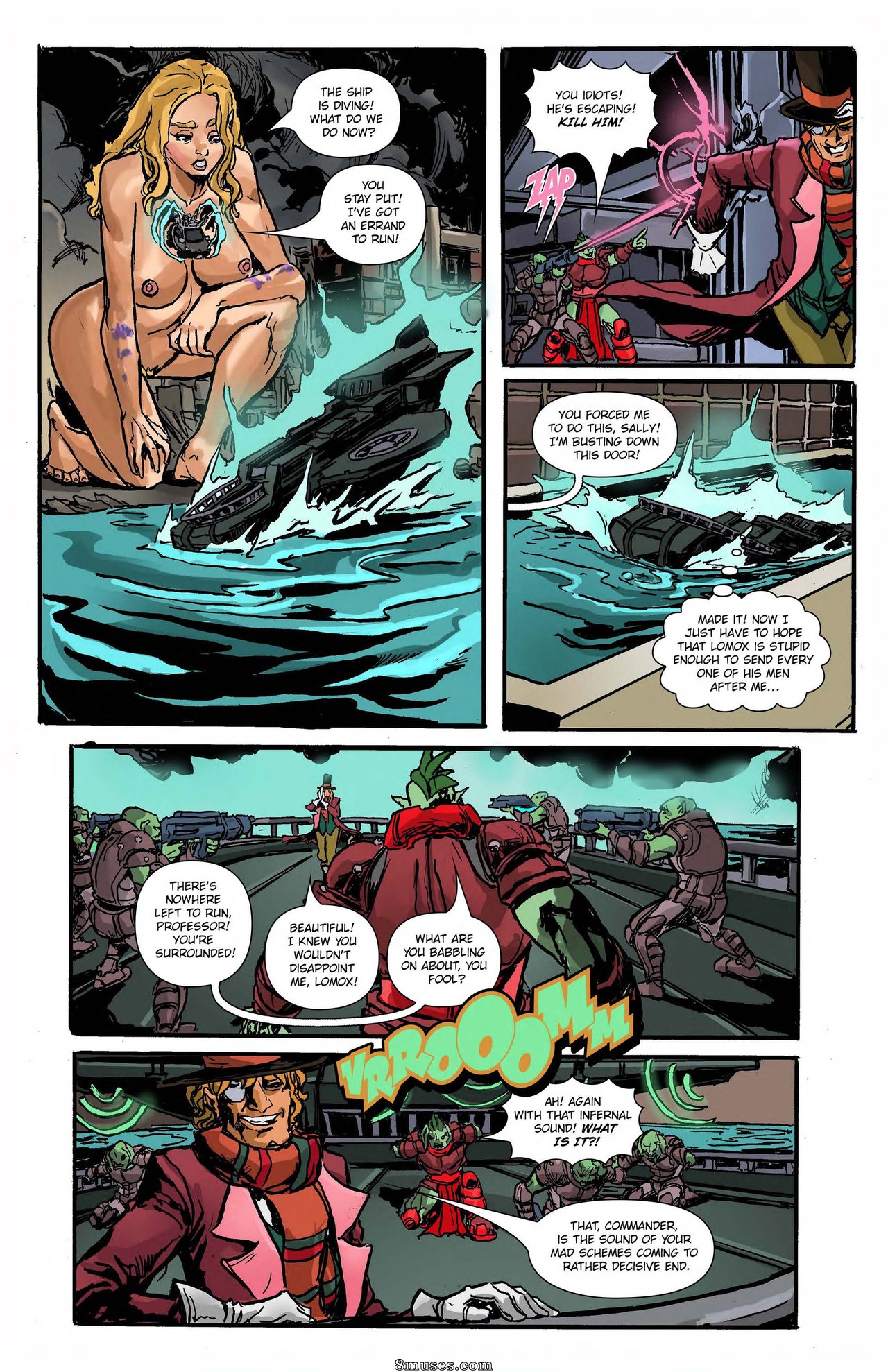 Professor When The Bathtub Invasion - Issue 1 - Page 13