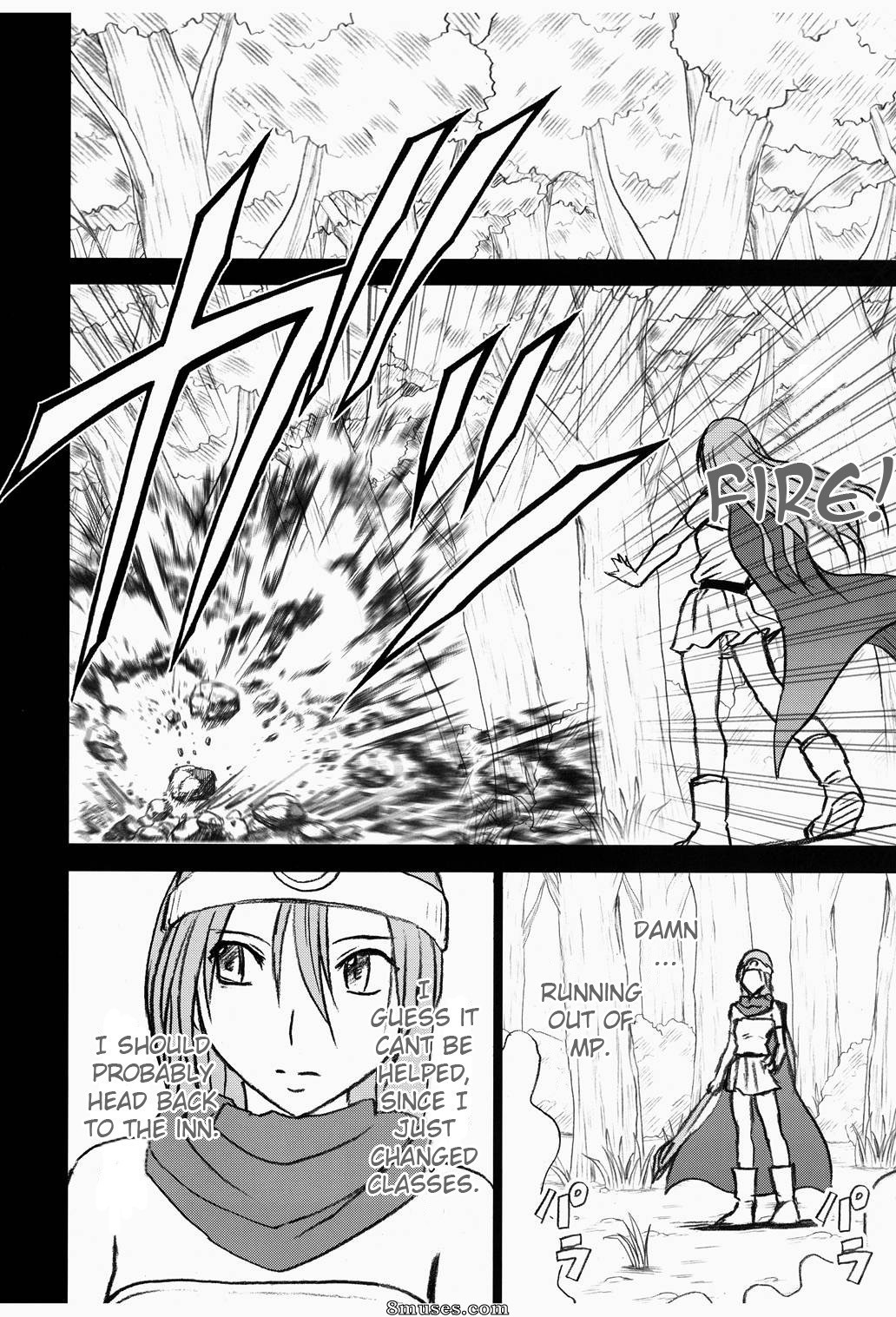 Crimson Hentai - Dragon Quest Doujinshi - Onna Kenja no Yudan - Page 8