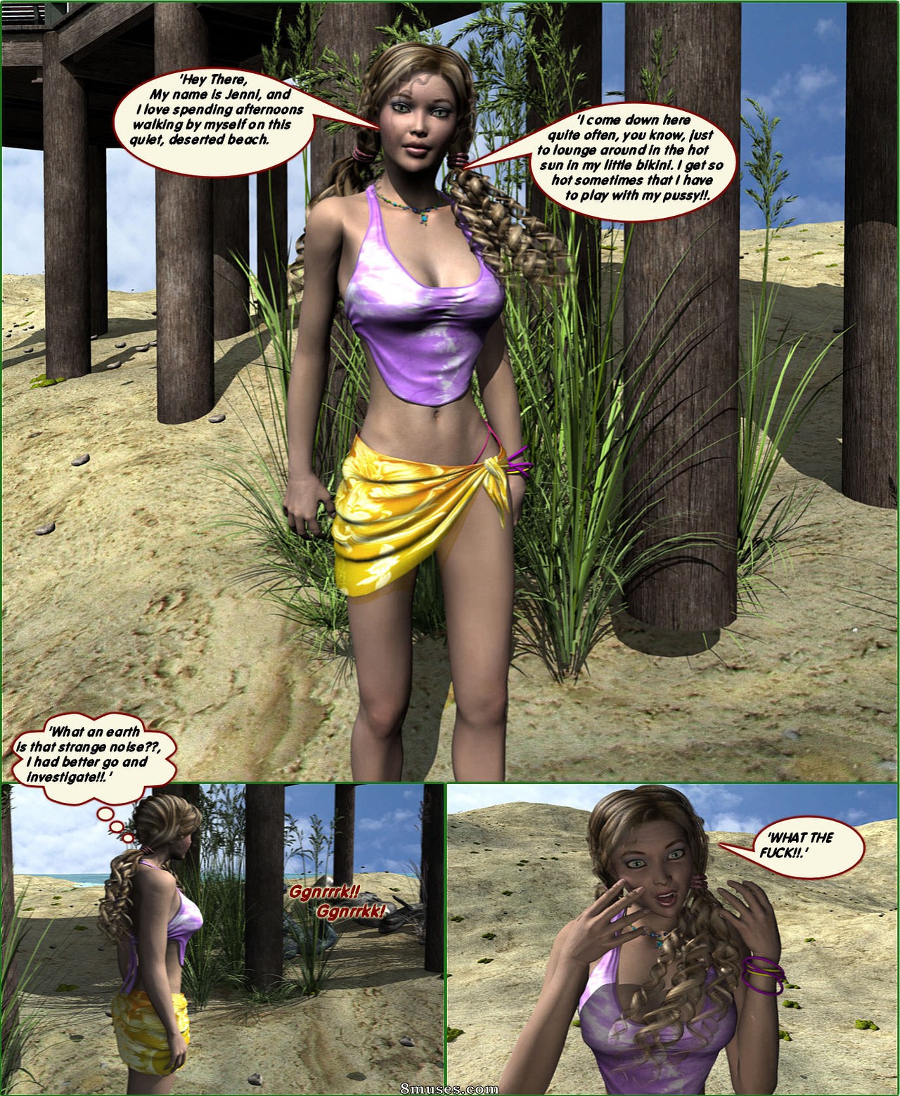 DarkSoul3D Comics - Contes d'animaux - Sous le plancher du boardwalk - Page 2
