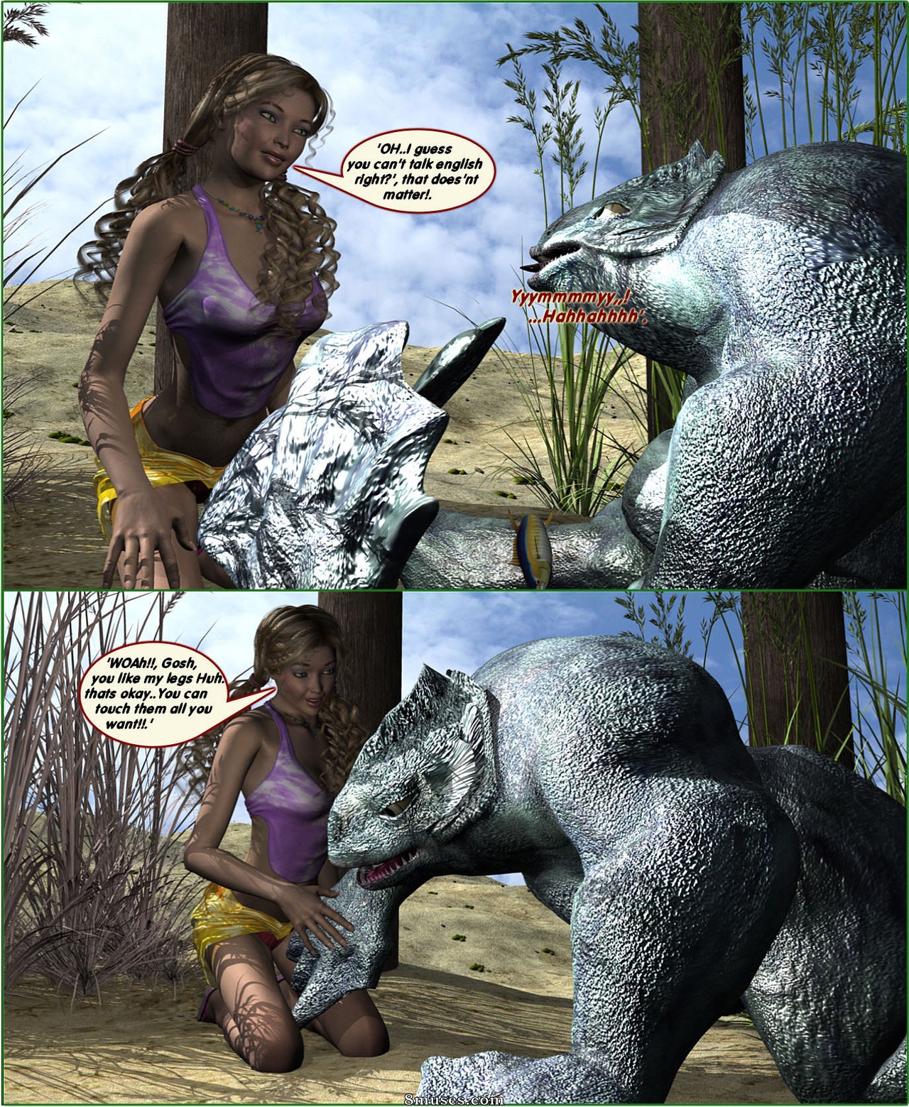 DarkSoul3D Comics - Cuentos de animales - Debajo del paseo marítimo - Página 4