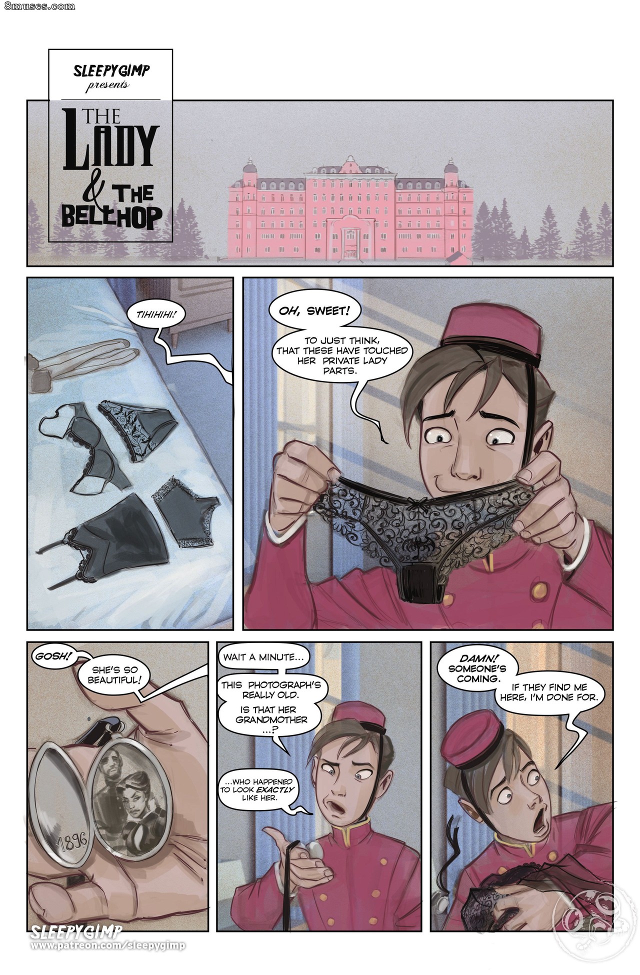 Lady and Bellhop - Barefeet - Page 1