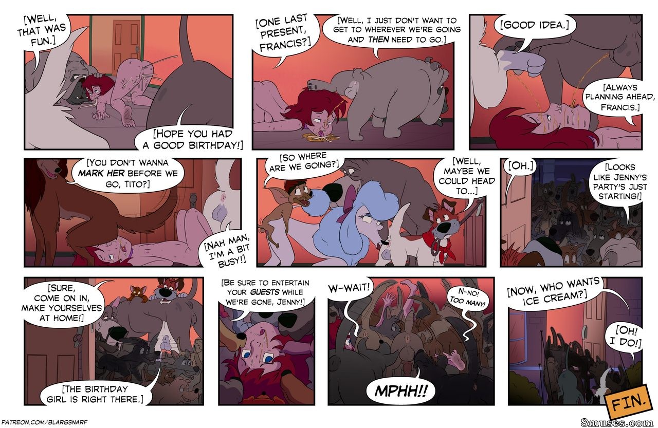 Blargsnarf Comics - Birthday Girl - Oliver & Company - Page 8