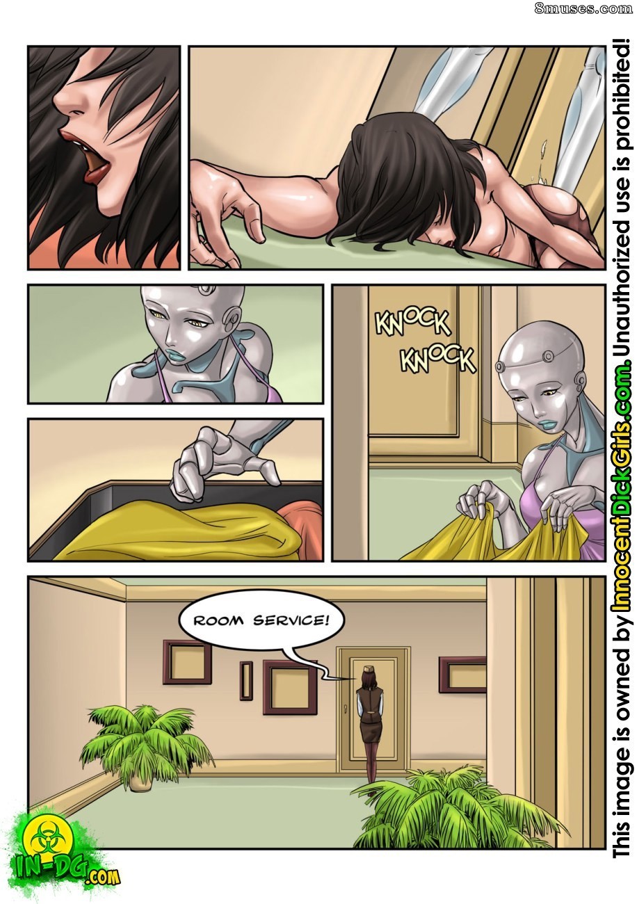 Innocent Dickgirls Comics - El robot - Página 12
