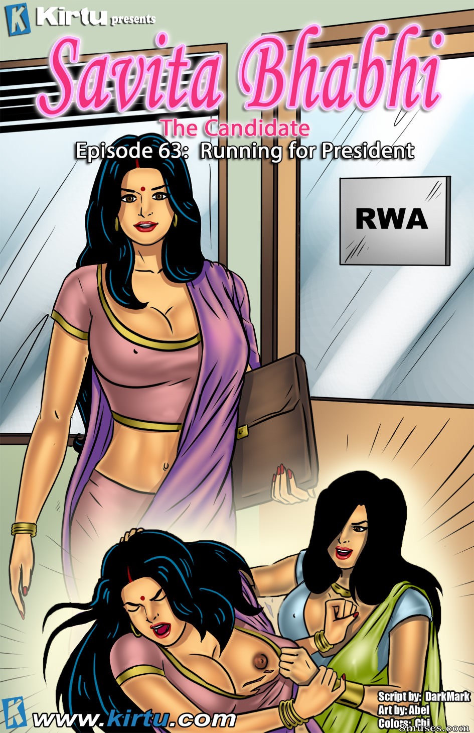 Kirtu.com Comics - Savita Bhabhi - Episode 63 - The Candidate - Running For President - Page 1