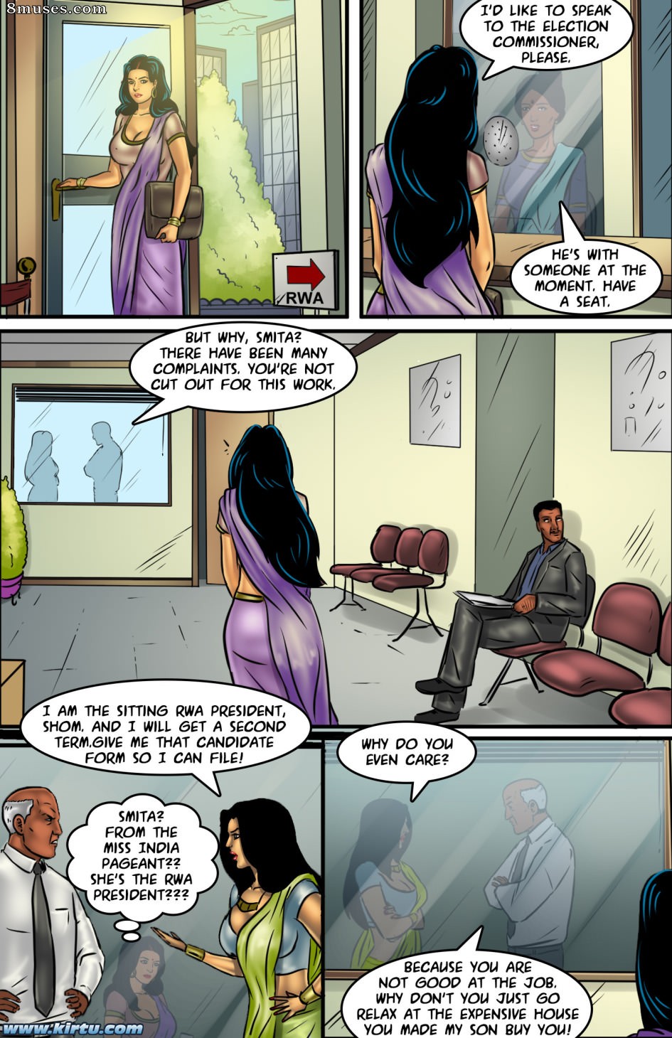 Kirtu.com Comics - Savita Bhabhi - Episode 63 - The Candidate - Running For President - Page 12
