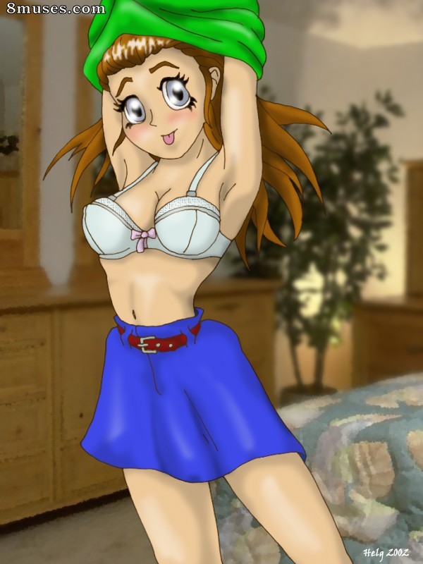 Cartoon Valley - Teen girl in striptease - Page 2