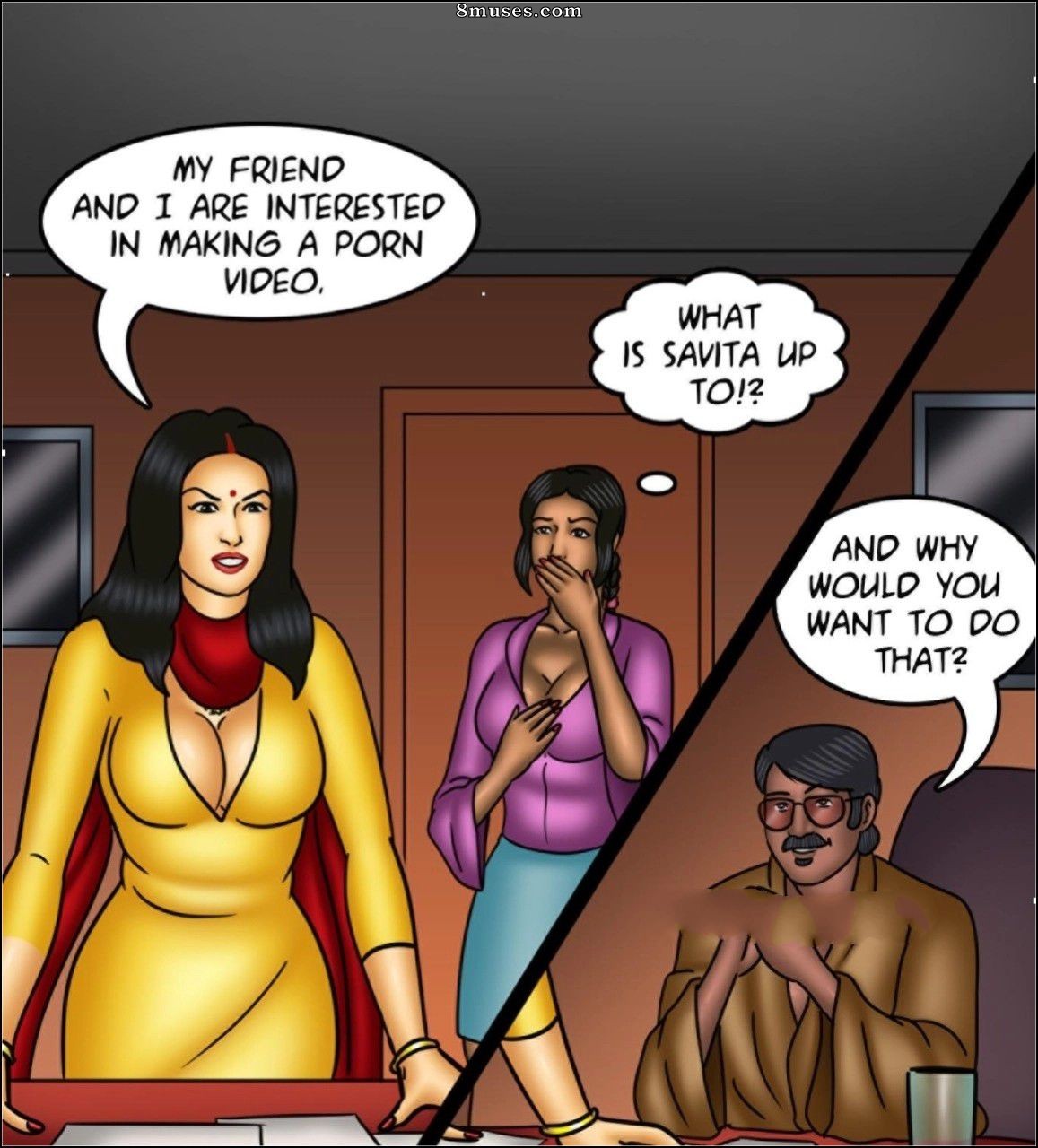 Kirtu.com Comics - Savita Bhabhi - Épisode 147 - Le musée de l'artiste Pt. 2 - Page 62