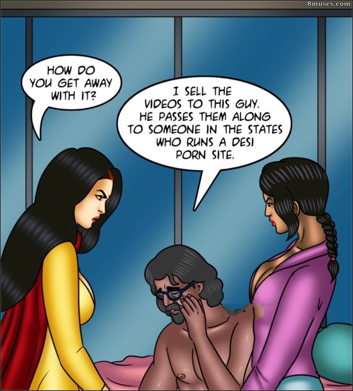 Kirtu.com Comics - Savita Bhabhi - Épisode 147 - Le musée de l'artiste Pt. 2 - Page 57