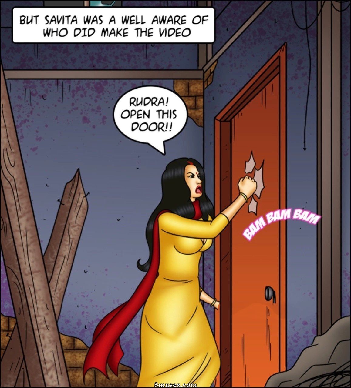 Kirtu.com Comics - Savita Bhabhi - Episódio 147 - O museu do artista Pt. 2 - Página 47