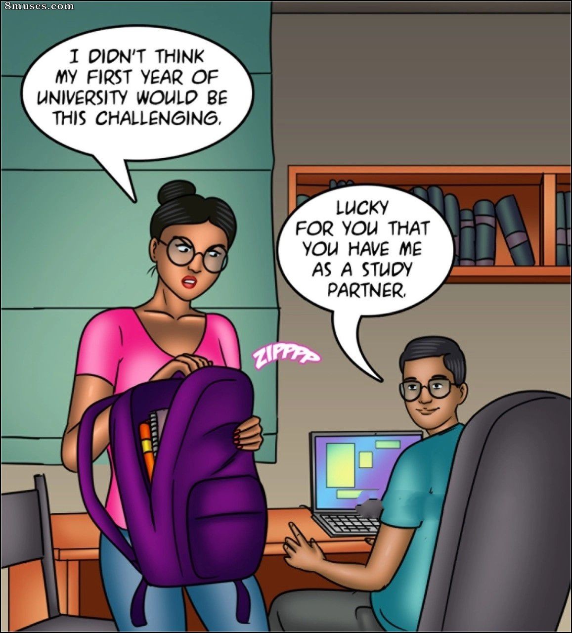 Kirtu.com Comics - Savita Bhabhi - Episode 147 - The Artist's Muse Pt. 2 - Page 3