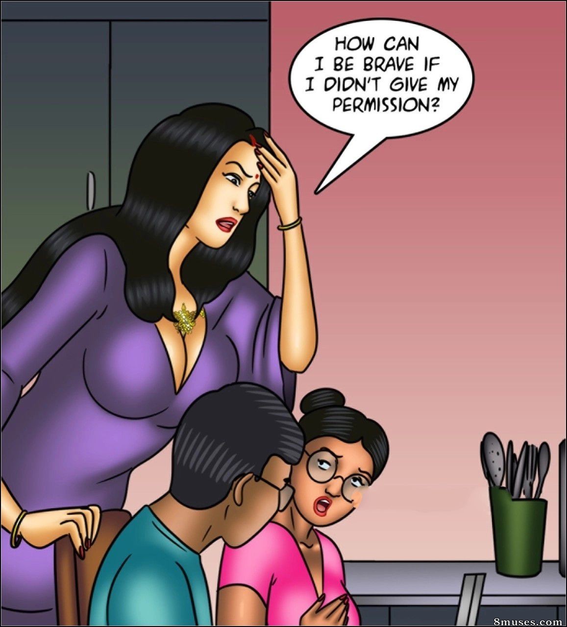 Kirtu.com Comics - Savita Bhabhi - Épisode 147 - Le musée de l'artiste Pt. 2 - Page 45