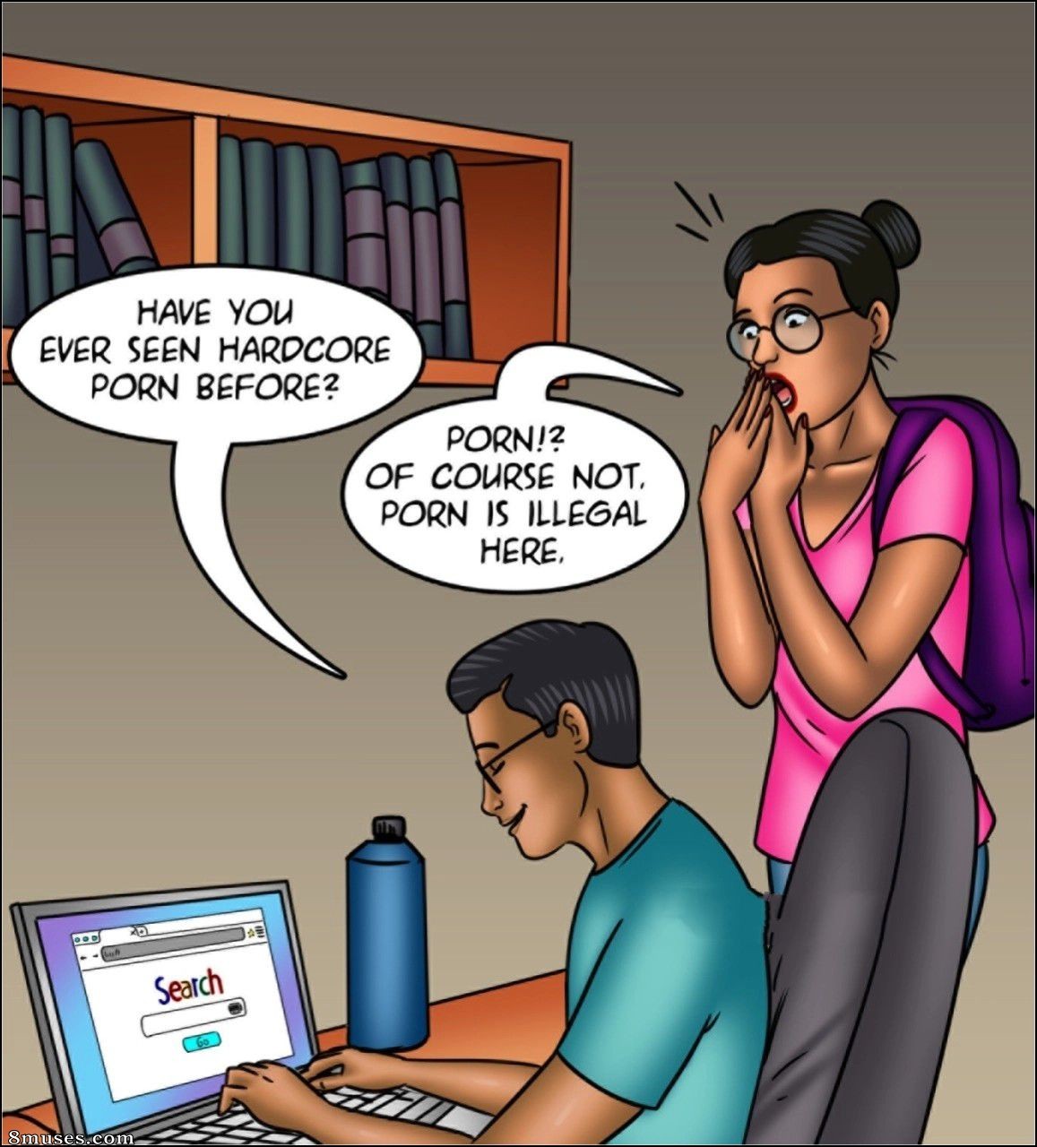 Kirtu.com Comics - Savita Bhabhi - Épisode 147 - Le musée de l'artiste Pt. 2 - Page 7