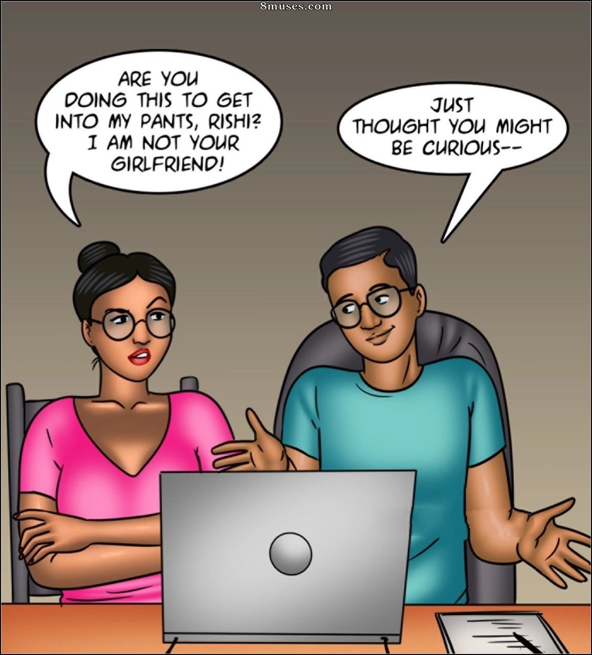 Kirtu.com Comics - Savita Bhabhi - Épisode 147 - Le musée de l'artiste Pt. 2 - Page 9