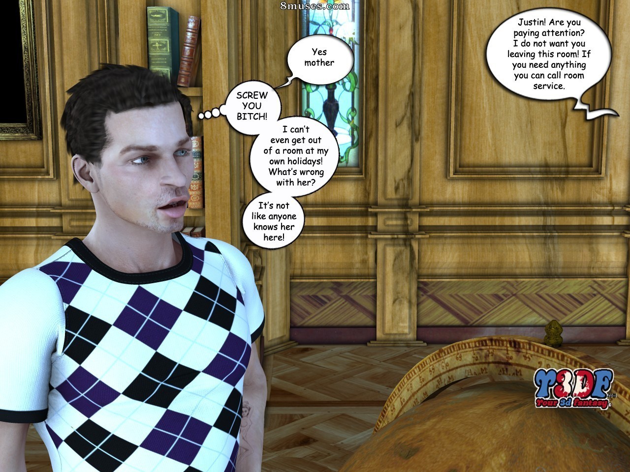 Y3DF - Your3DFantasy.com Comics - Maldito - Página 3
