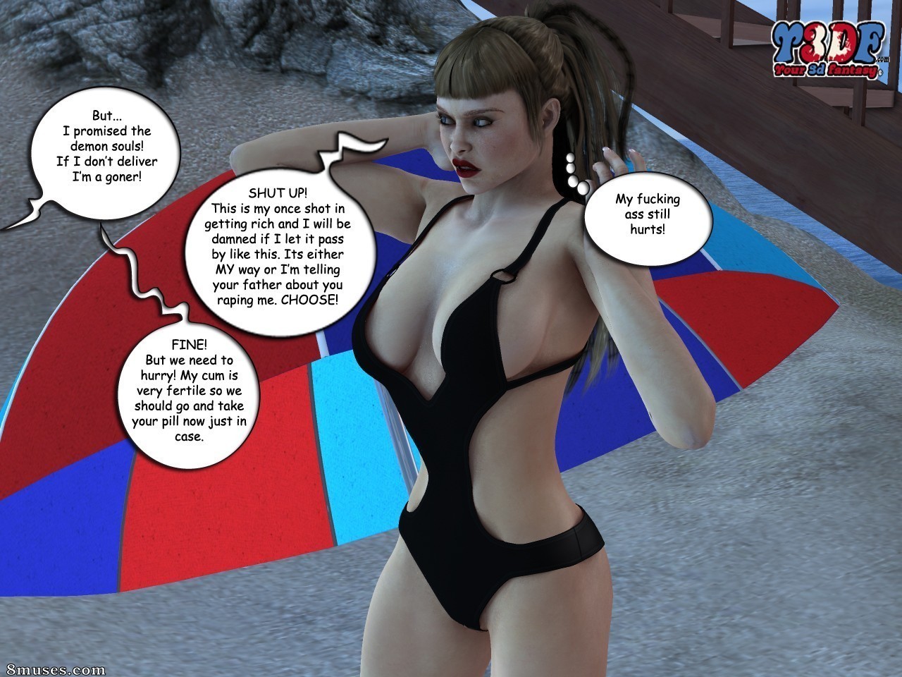 Y3DF - Your3DFantasy.com Comics - Cursed - Page 100