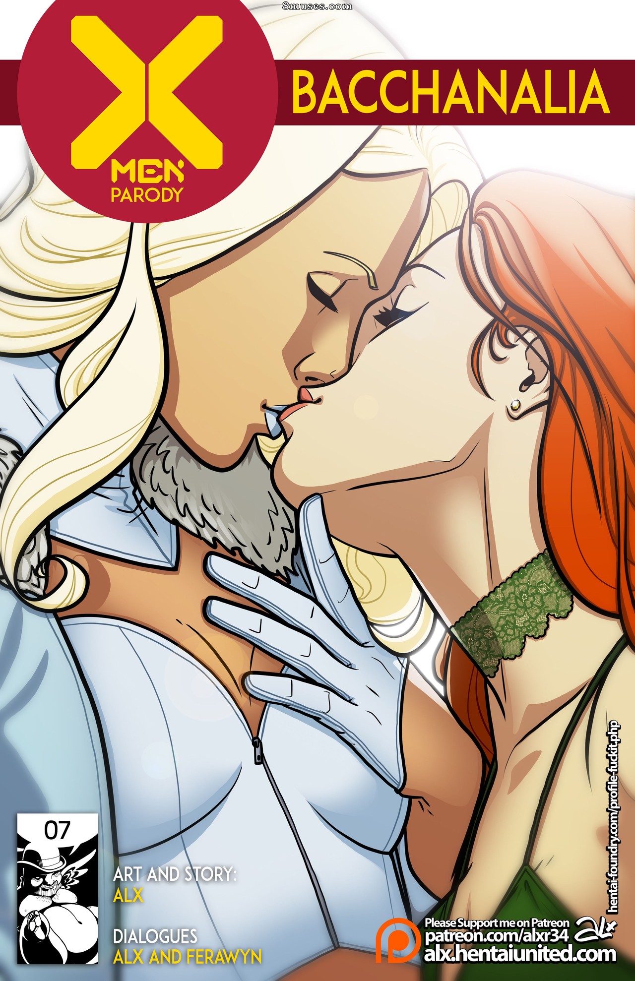 Fuckit - Alx Comics - Paródia de X-Men - Bacanal - Página 1