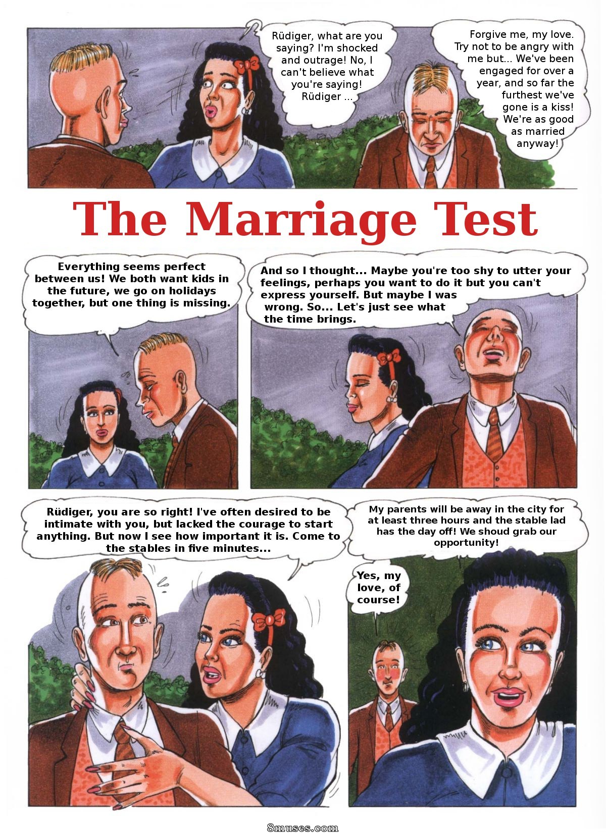 Kurt Marasotti Comics - The Marriage Test - Page 1
