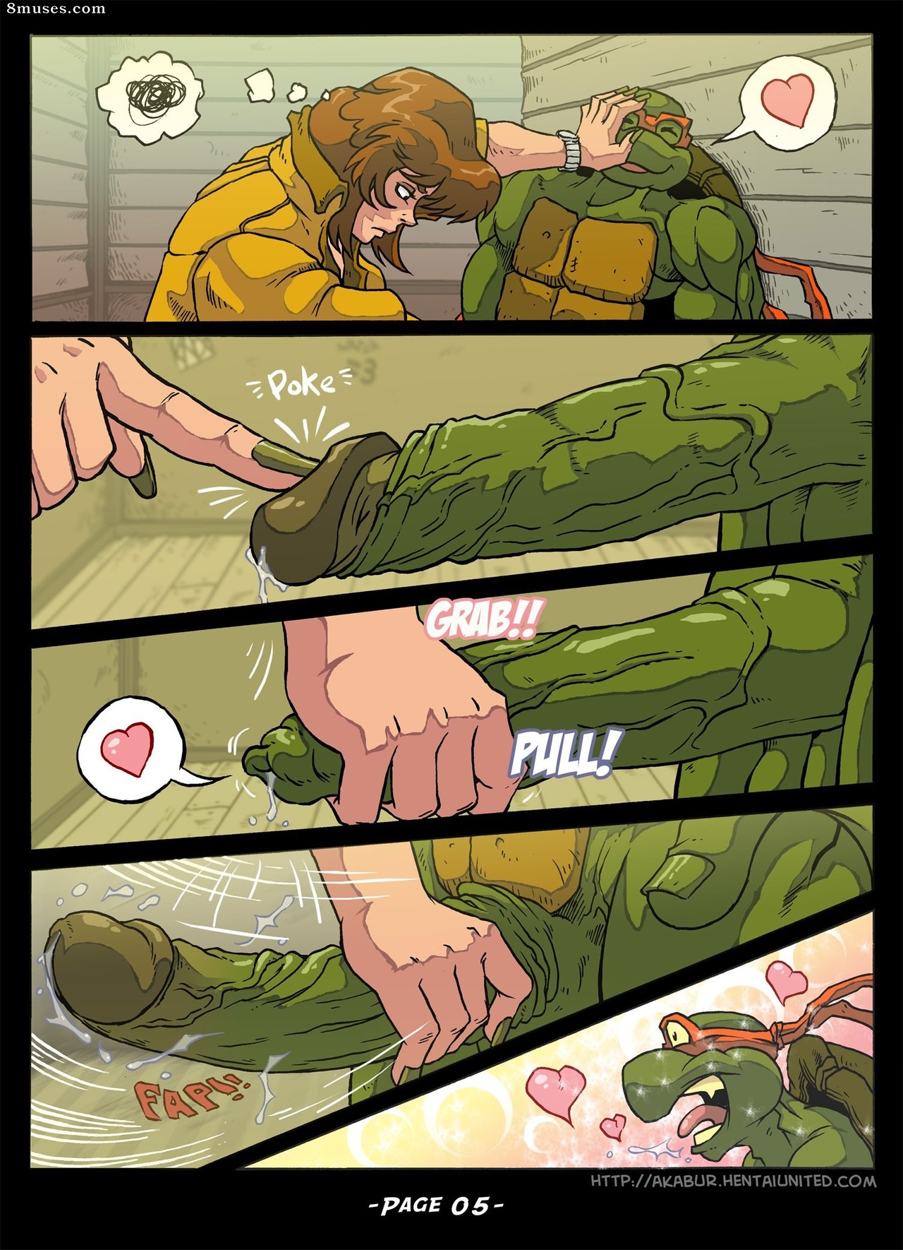 Page 6 | AKABUR-Comics/Teenage-Mutant-Ninja-Turtles/Slut-from-channel-6/Issue-3  | 8muses - Sex Comics