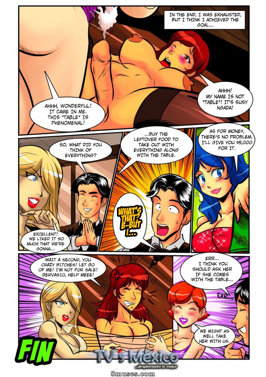 Travestis Mexico Comics - En el sushi, te empujo el camarón - Page 9