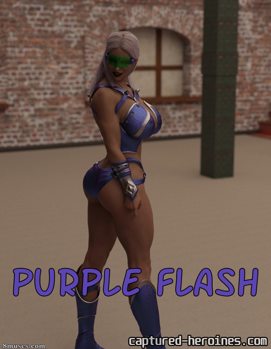 Captured-Heroines Comics - Flash roxo - Página 1