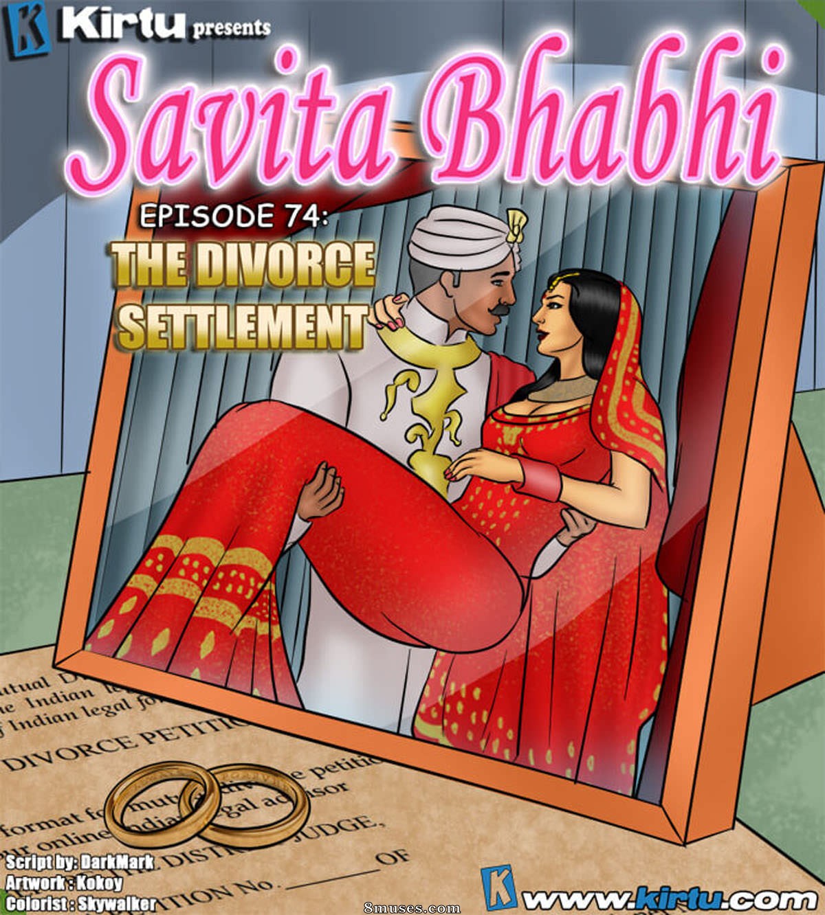 Kirtu.com Comics - Savita Bhabhi - Épisode 74 - Le règlement du divorce - Page 1