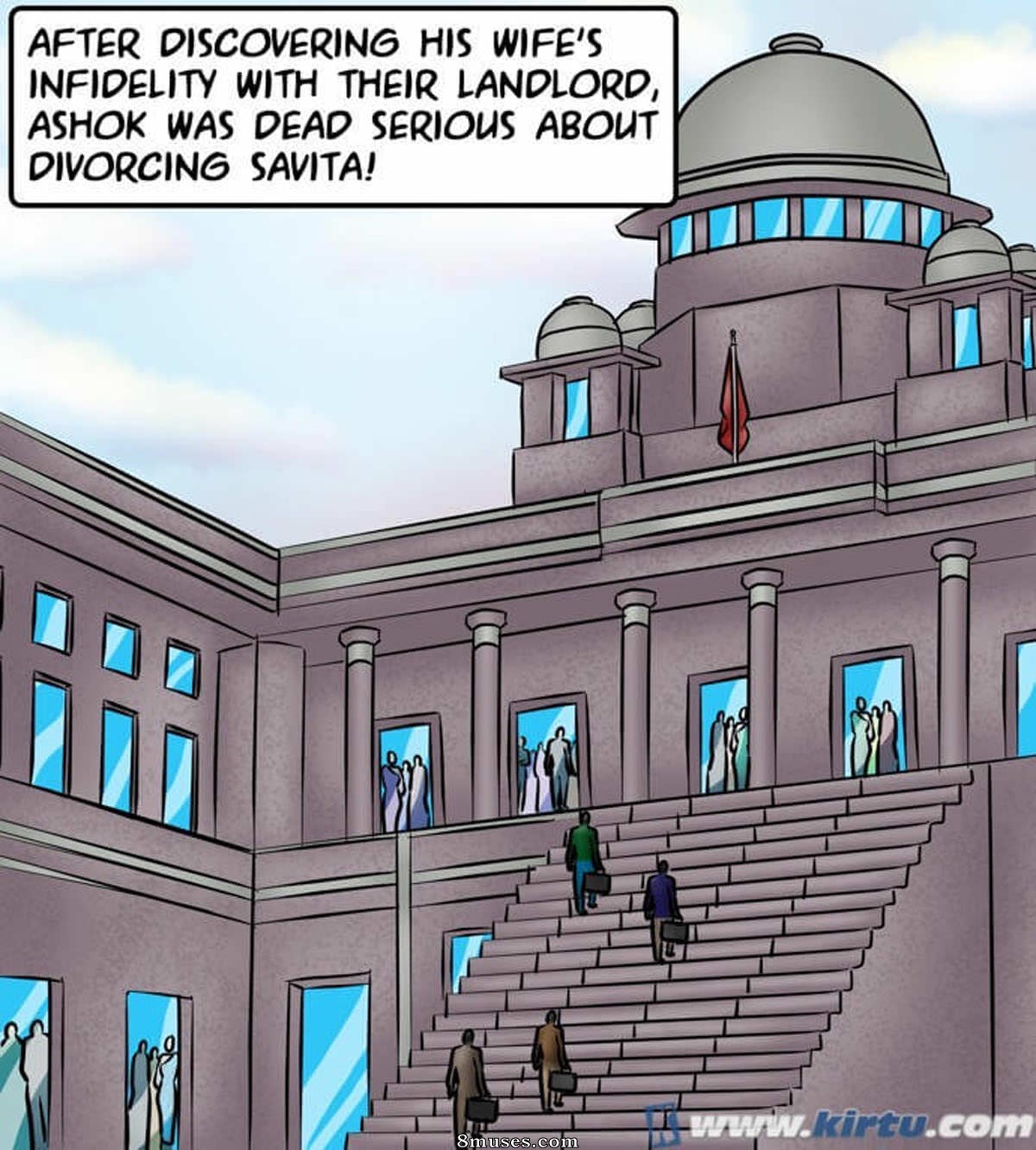 Kirtu.com Comics - Savita Bhabhi - Episodio 74 - El acuerdo de divorcio - Página 2