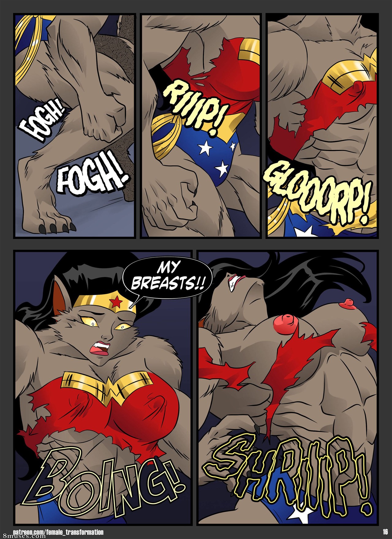 Locofuria Comics - Mulher-Maravilha vs Lobisomem - Página 16