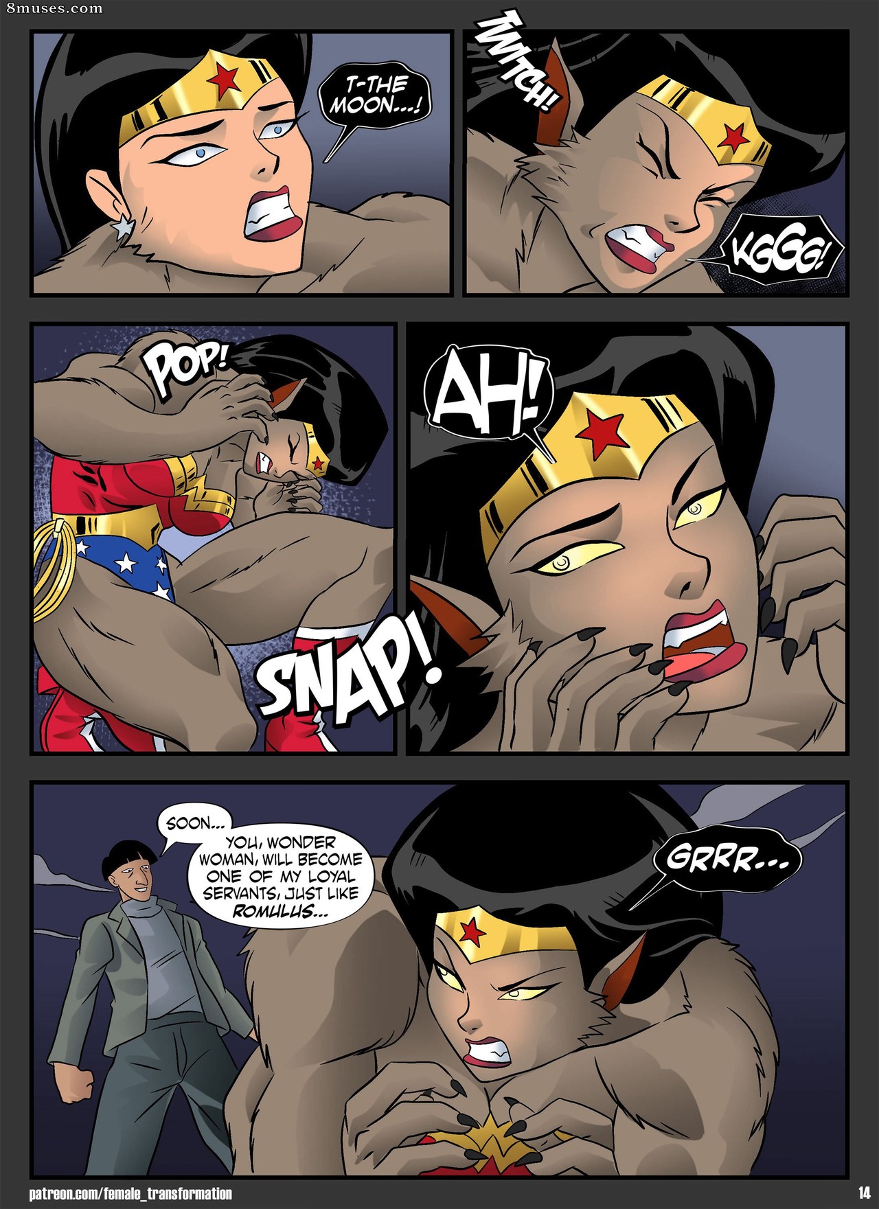 Locofuria Comics - Mulher-Maravilha vs Lobisomem - Página 14