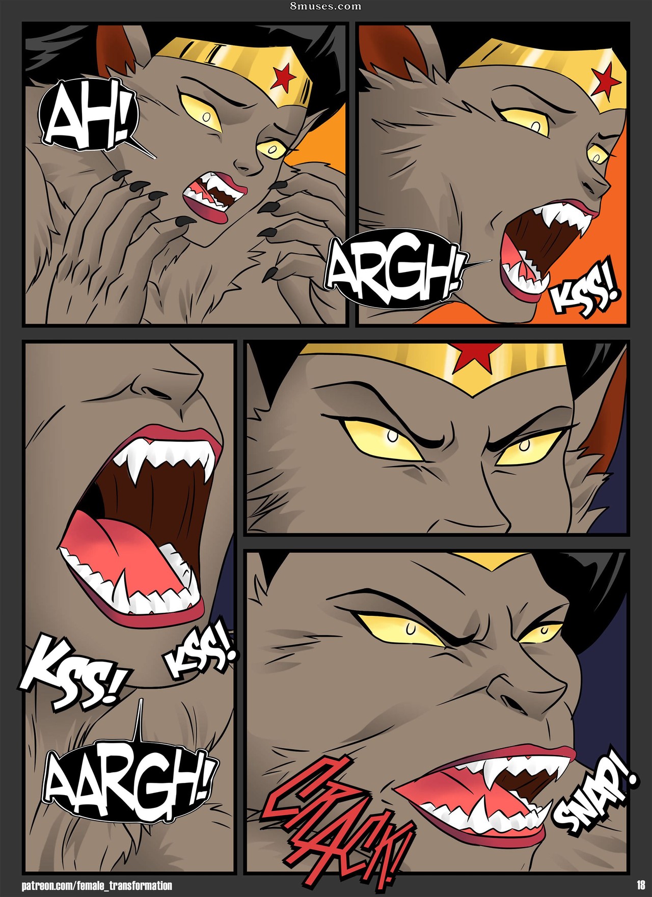 Locofuria Comics - Mulher-Maravilha vs Lobisomem - Página 18