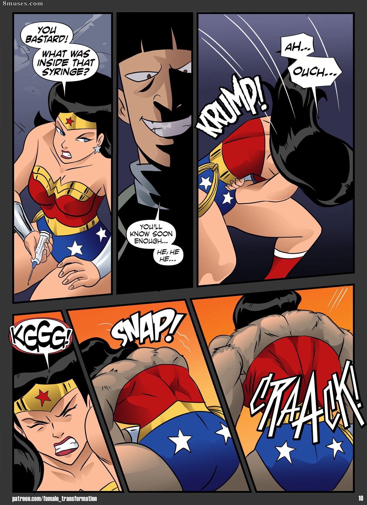 Locofuria Comics - Mujer Maravilla vs Hombre Lobo - Página 10
