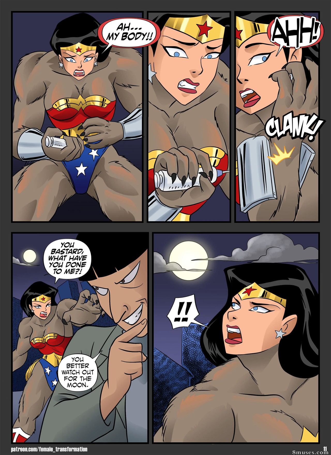 Locofuria Comics - Mujer Maravilla vs Hombre Lobo - Página 11