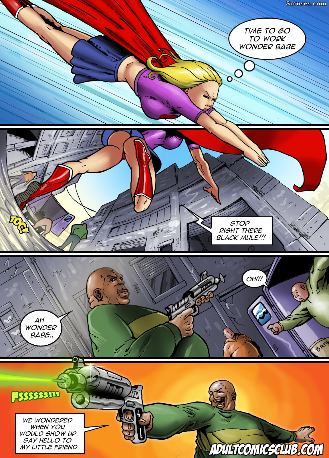 AdultComicsClub.com Collection - Garotinha-Maravilha vs Mula Negra - Página 2