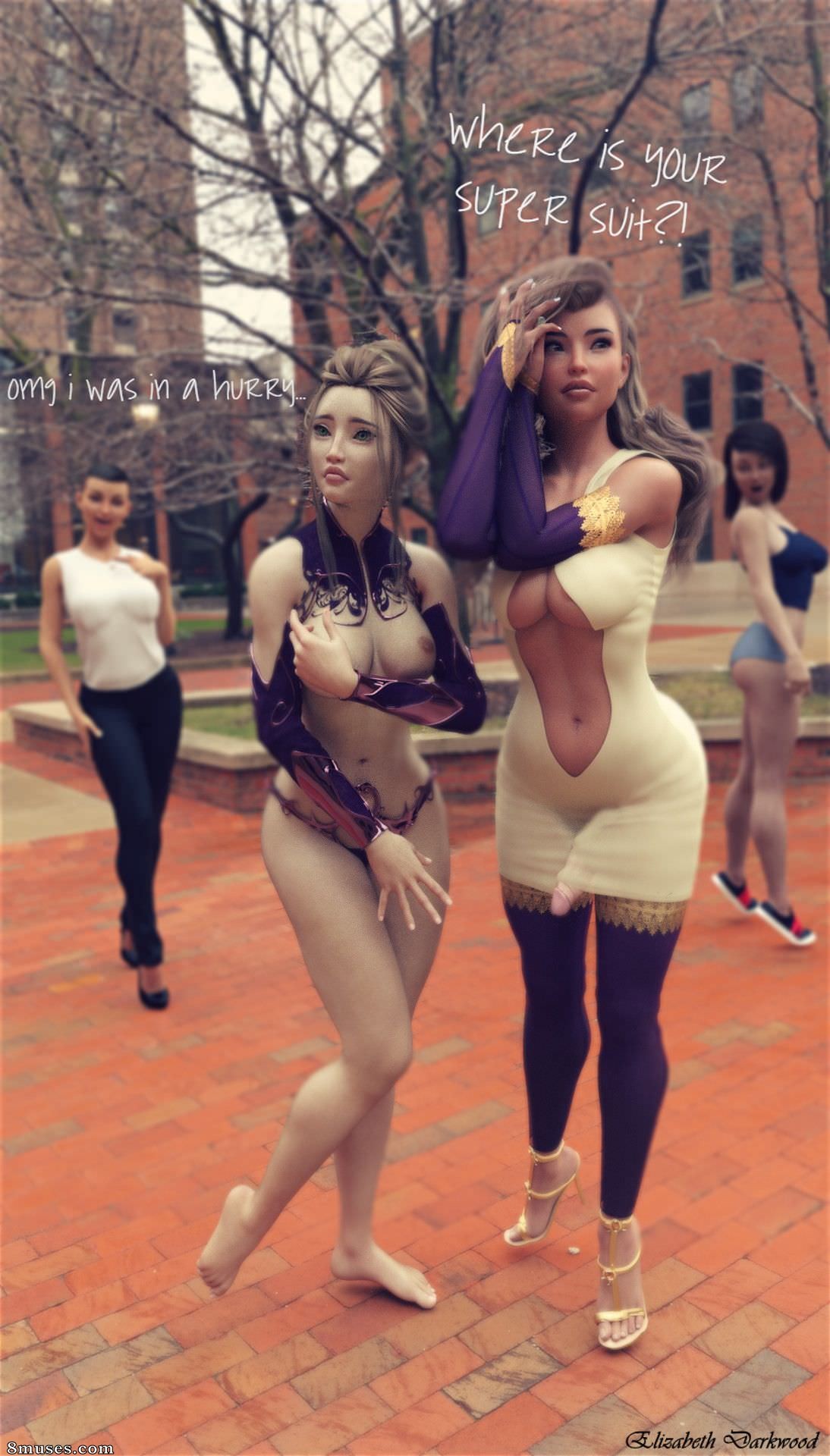 Affect3D Comics - L.E.W.D. - The League of Erotic Women and Dickgirls - Charity Set - Page 81