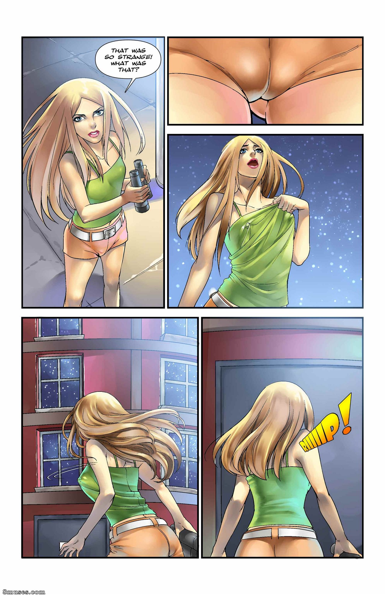 Giantess Club Comics - Growth Studies - Kaley Miles - Page 6