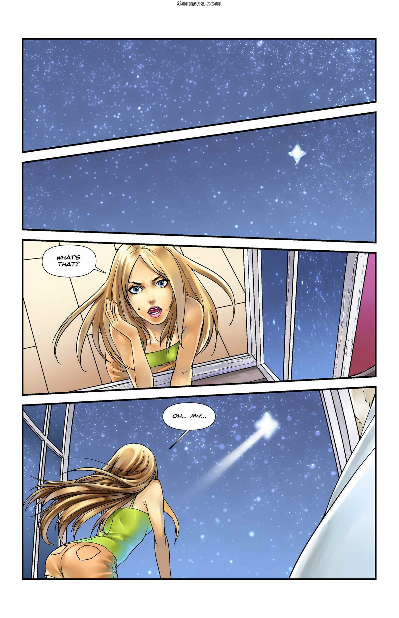 Giantess Club Comics - Growth Studies - Kaley Miles - Page 4