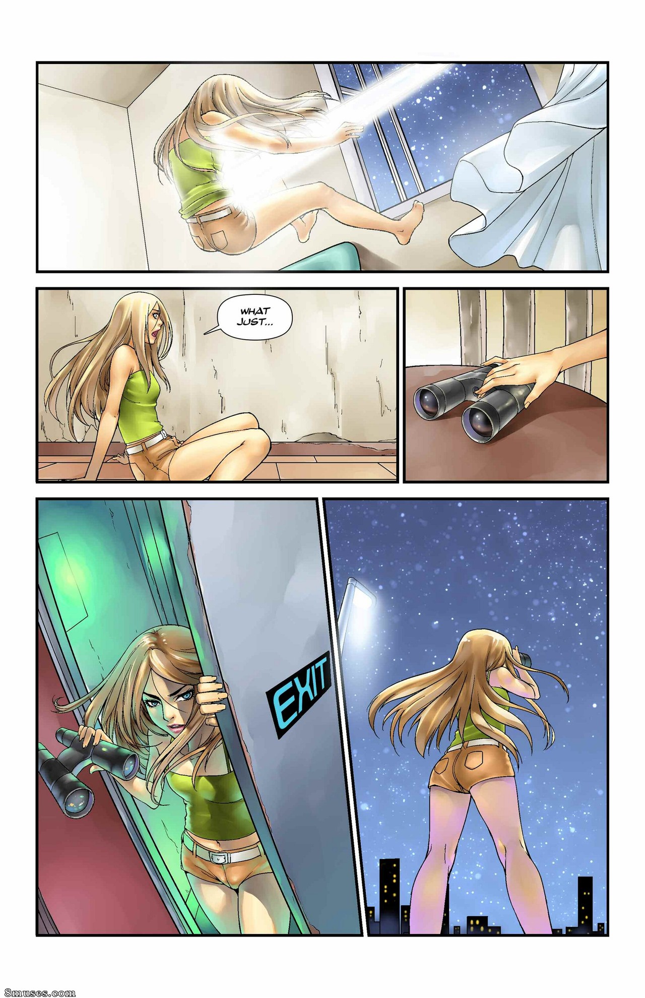 Giantess Club Comics - Growth Studies - Kaley Miles - Page 5