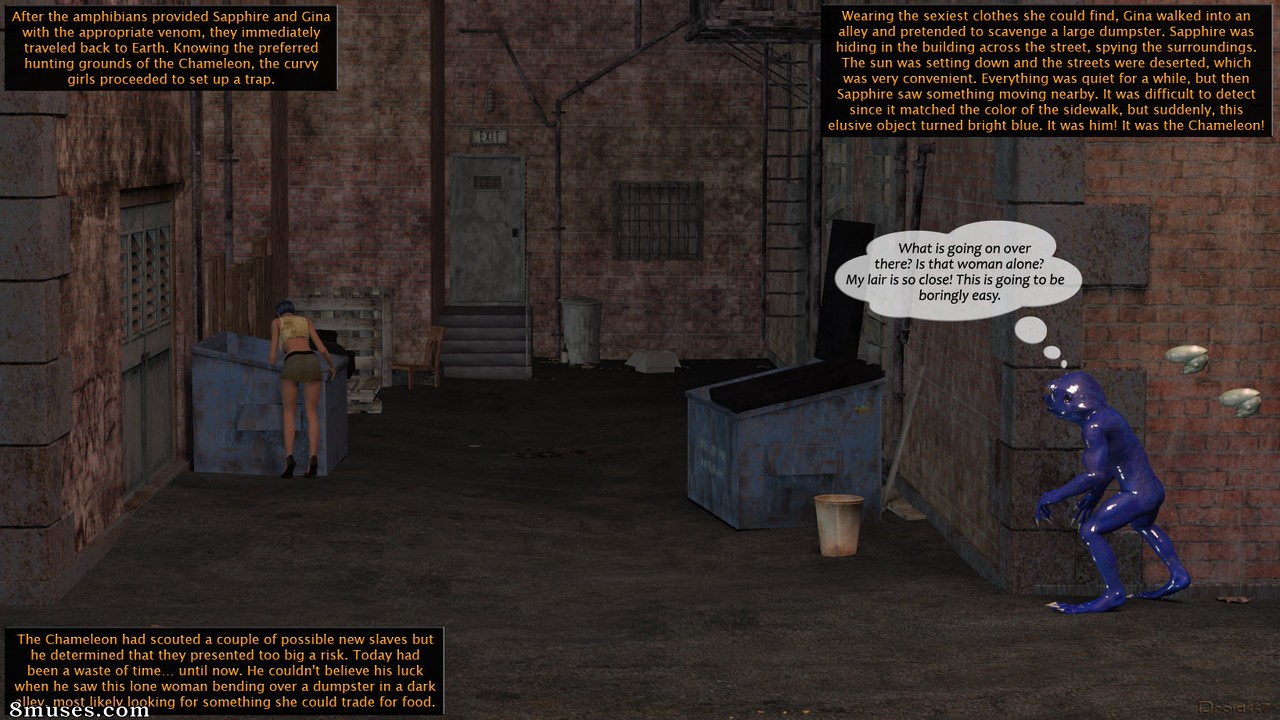 3DMonsterStories.com Comics - Sapphires Quest - Chameleon - Page 169